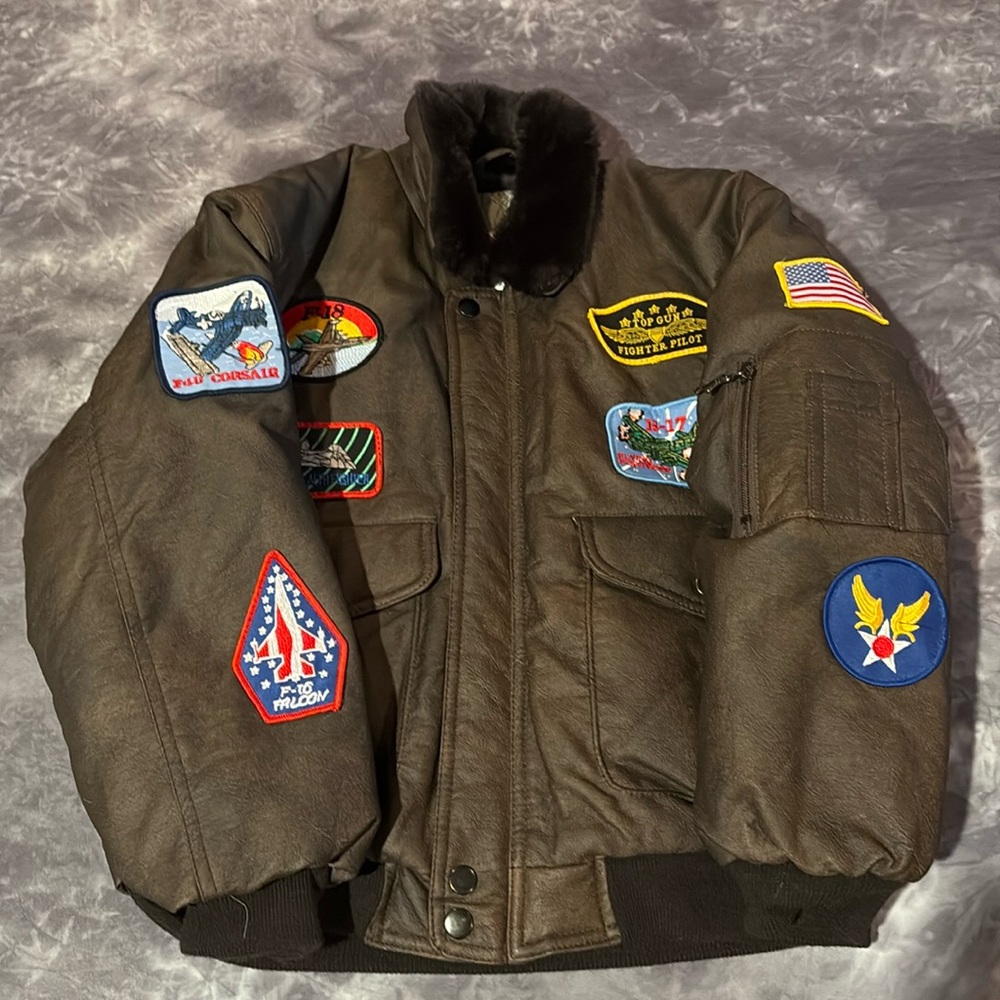 Boy WW II Style Bomber Jacket